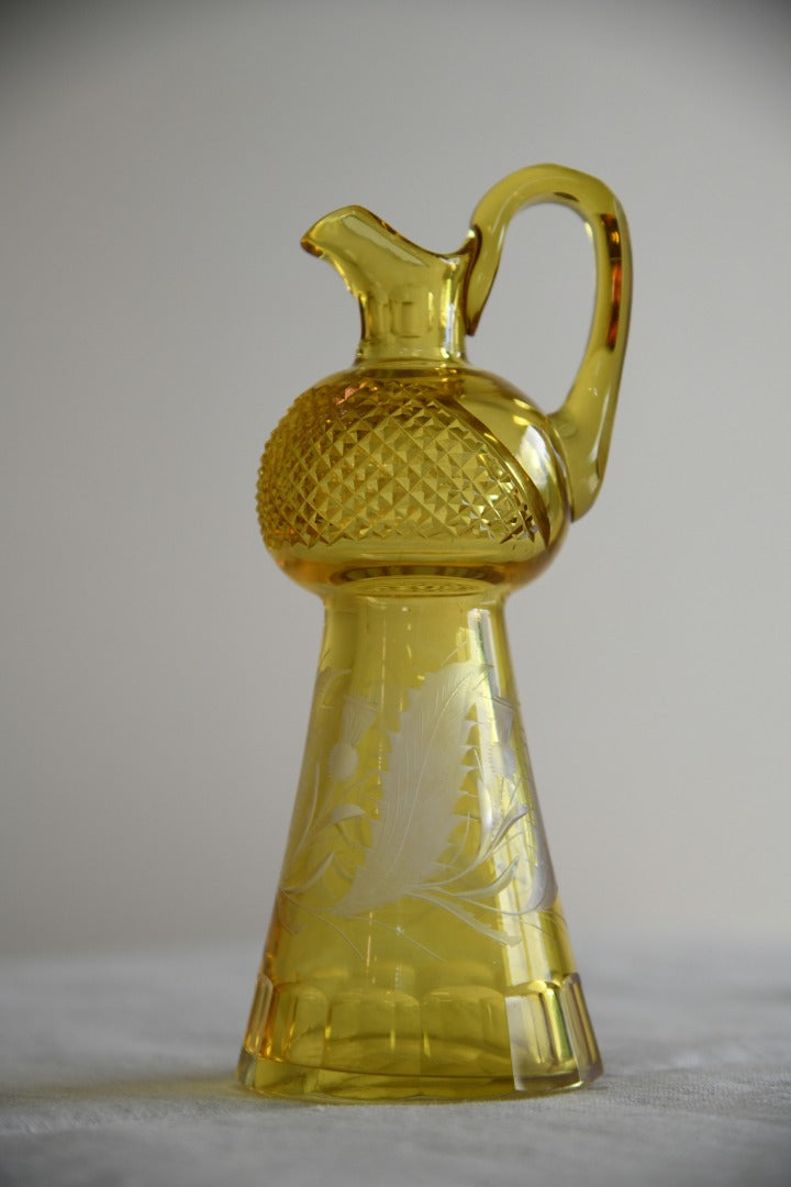 Yellow Glass Jug