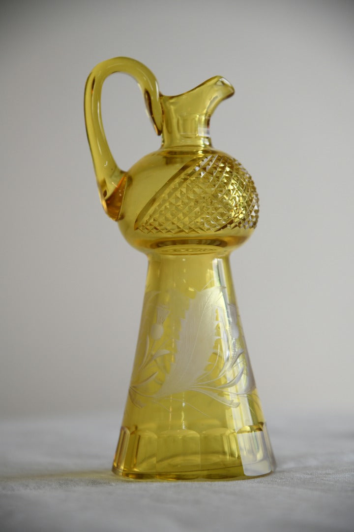 Yellow Glass Jug