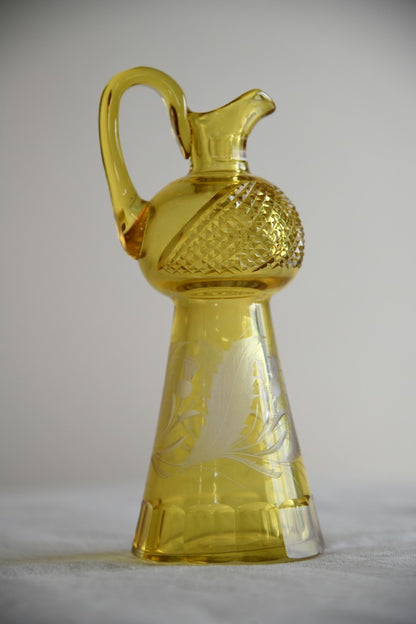 Yellow Glass Jug