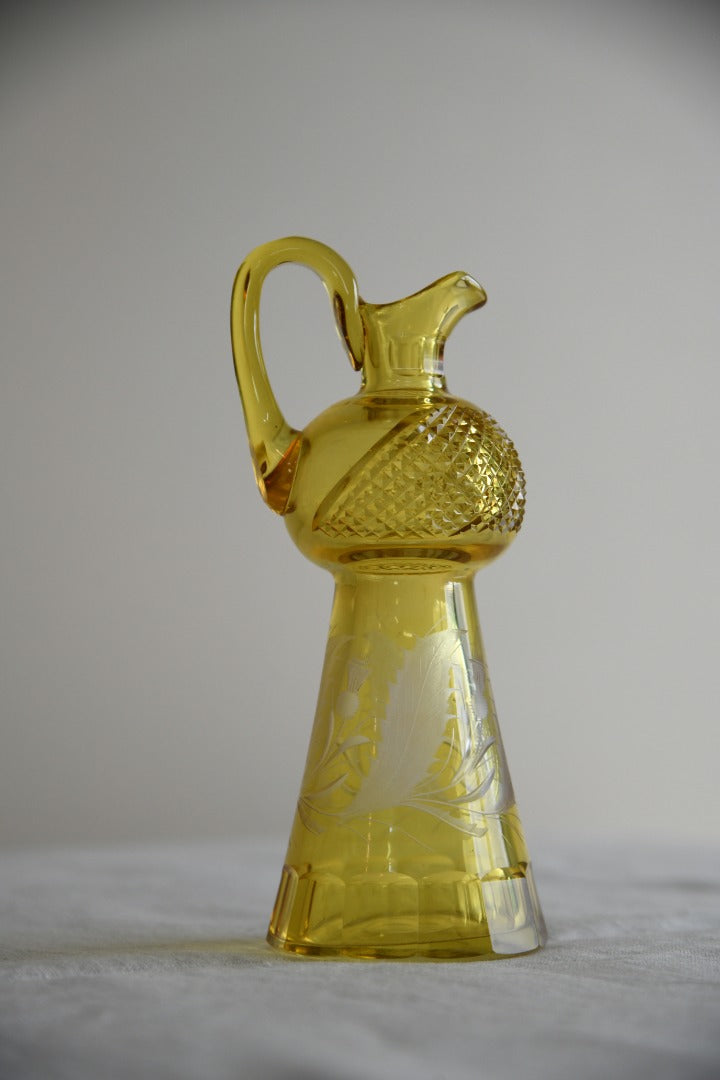 Yellow Glass Jug