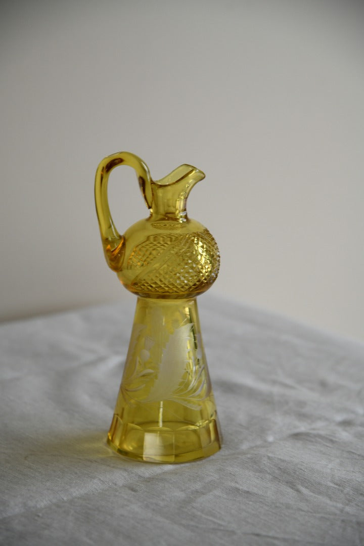 Yellow Glass Jug