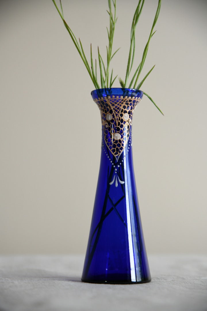 Blue Glass Vase