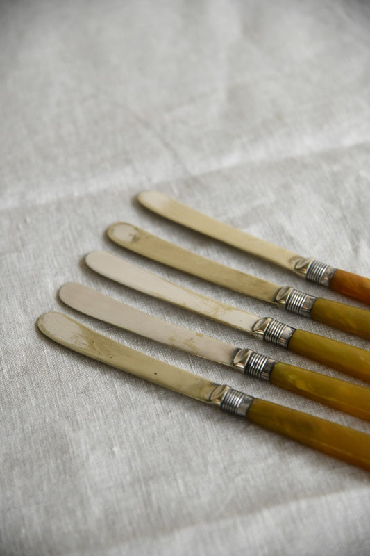 5 Vintage Butter Knives