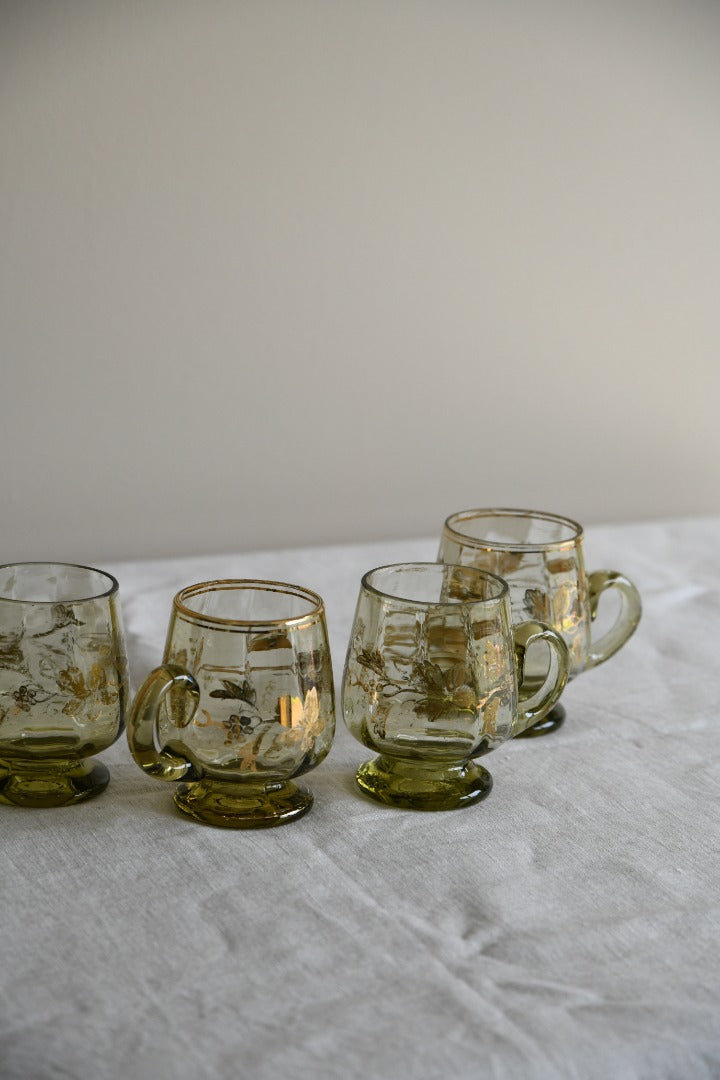 4 Glass Punch Cups