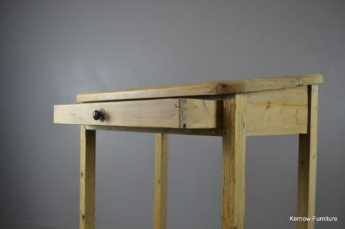Waxed Pine Clerks Desk - Kernow Furniture