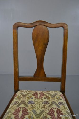 Single Antique Edwardian Occasional Chair - Kernow Furniture