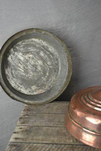 Antique Copper Pot & Lid - Kernow Furniture