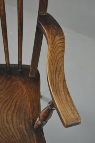 Elm Windsor Open Arm Chair - Kernow Furniture