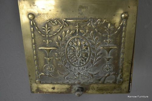 Antique Victorian Brass Coal Scuttle - Kernow Furniture