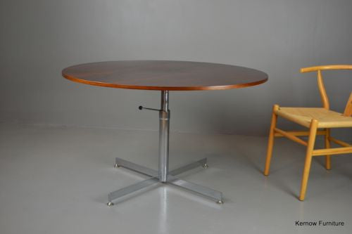 Retro Mid Century Rosewood Metamorphic Dining Coffee Table - Kernow Furniture