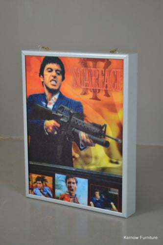 Lenticular Printed Scarface Poster Cinema Light Box - Kernow Furniture