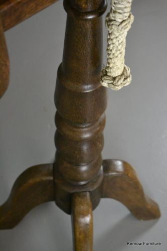 Large Bronze Ships Bell On Oak Stand - Kernow Furniture