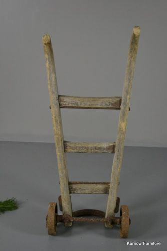 Antique Rustic Country Pine Sack Trucks - Kernow Furniture