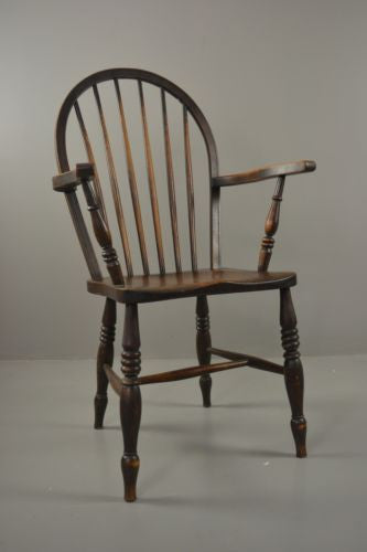 Elm Windsor Open Arm Chair - Kernow Furniture