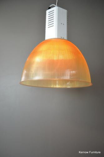 Large Industrial Factory Ceiling Light Rewired - Kernow Furniture