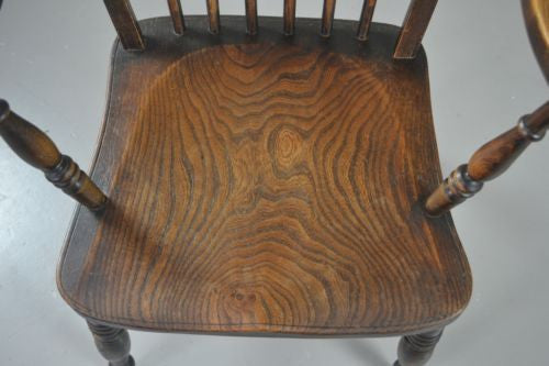 Elm Windsor Open Arm Chair - Kernow Furniture