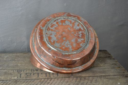 Antique Copper Pot & Lid - Kernow Furniture