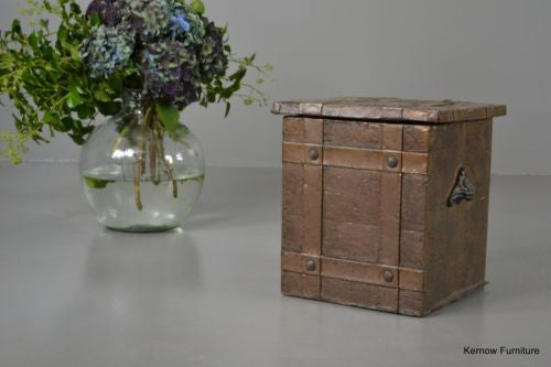 Early 20th Century Copper Coal Box - Kernow Furniture