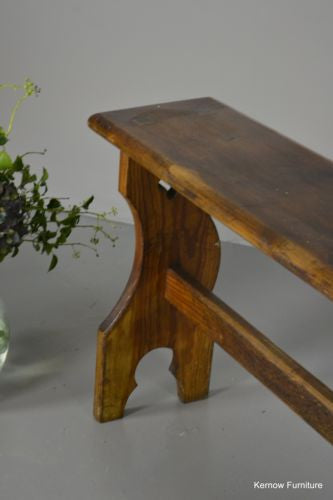 Pine Ecclesiastical Chapel Hall Bench - Kernow Furniture