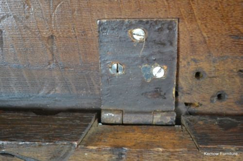 Antique Oak Panelled Mule Chest Coffer Blanket Box Storage Chest - Kernow Furniture