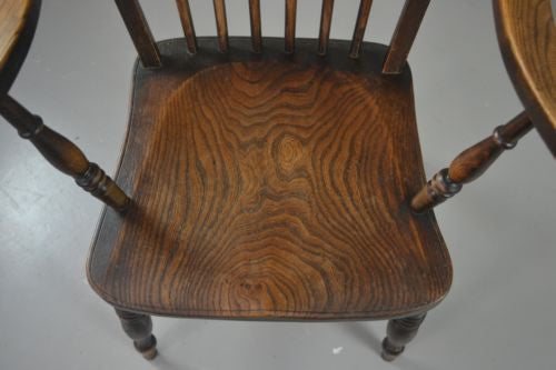 Elm Windsor Open Arm Chair - Kernow Furniture