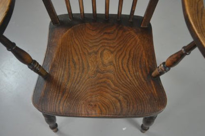 Elm Windsor Open Arm Chair - Kernow Furniture