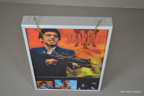 Lenticular Printed Scarface Poster Cinema Light Box - Kernow Furniture