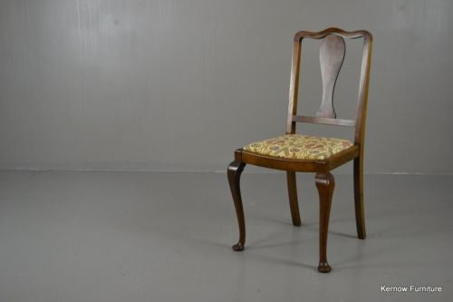 Single Antique Edwardian Occasional Chair - Kernow Furniture