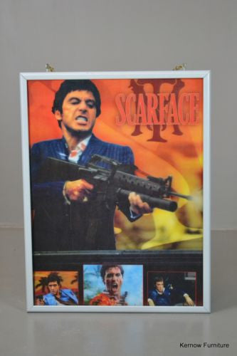 Lenticular Printed Scarface Poster Cinema Light Box - Kernow Furniture