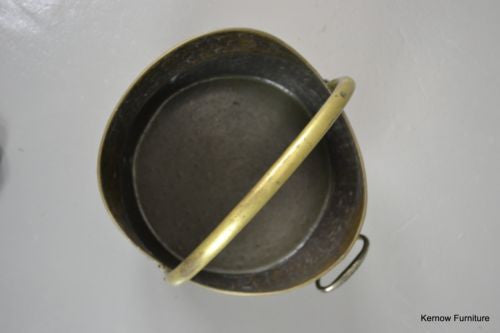 Traditional Style Brass Coal Bucket Scuttle - Kernow Furniture