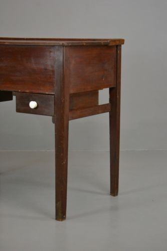 Vintage Rustic Waxed Solid Pine Desk - Kernow Furniture