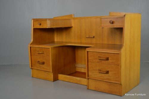 E Gomme Brandon Retro Vintage Oak Dressing Table - Kernow Furniture