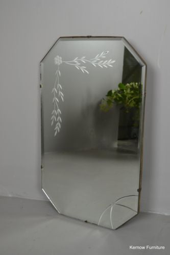 Vintage Frameless Mirror - Kernow Furniture