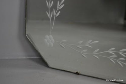 Vintage Frameless Mirror - Kernow Furniture