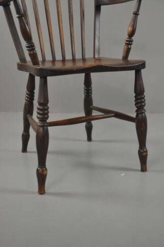 Elm Windsor Open Arm Chair - Kernow Furniture