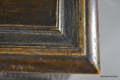 Carved Oak Antique Coffer Blanket Box - Kernow Furniture