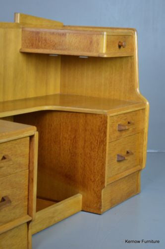 E Gomme Brandon Retro Vintage Oak Dressing Table - Kernow Furniture