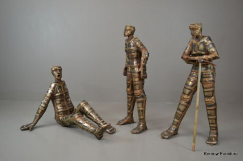 Cornish Tin Miners Garden Ornament Sculpture Outdoor Statue - Kernow Furniture