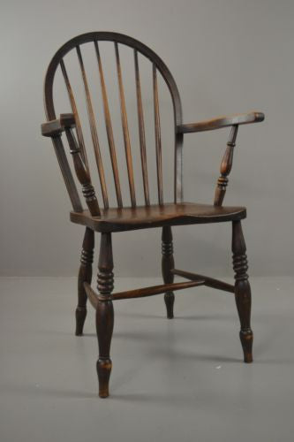 Elm Windsor Open Arm Chair - Kernow Furniture