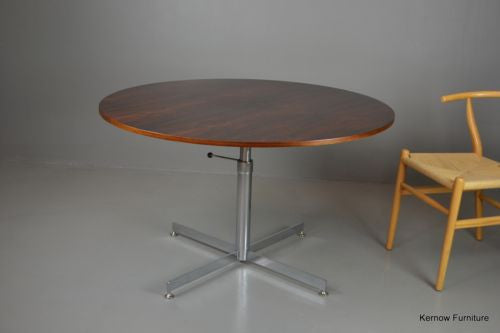 Retro Mid Century Rosewood Metamorphic Dining Coffee Table - Kernow Furniture