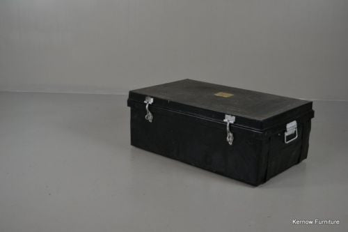 Large Black Metal Tin - Kernow Furniture