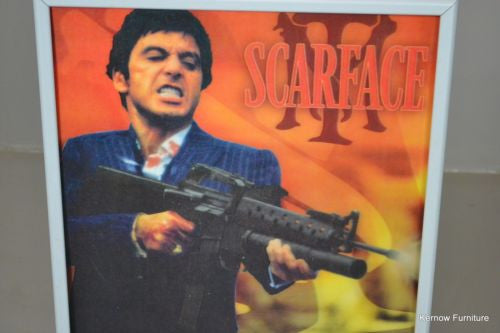 Lenticular Printed Scarface Poster Cinema Light Box - Kernow Furniture