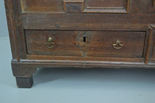 Antique Solid Oak Mule Chest - Kernow Furniture