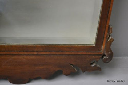 18th Century Style Mahogany Wall Mirror - Kernow Furniture