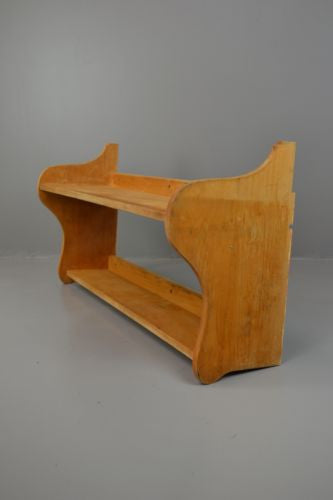 Rustic Beech Wall Mount Shelves - Kernow Furniture