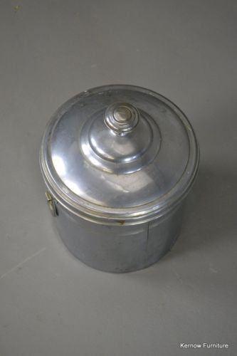 Vintage Deco Style Chrome Coal Bucket - Kernow Furniture