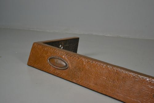 Vintage Copper Tone Fire Fender - Kernow Furniture