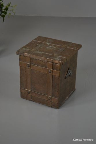 Early 20th Century Copper Coal Box - Kernow Furniture