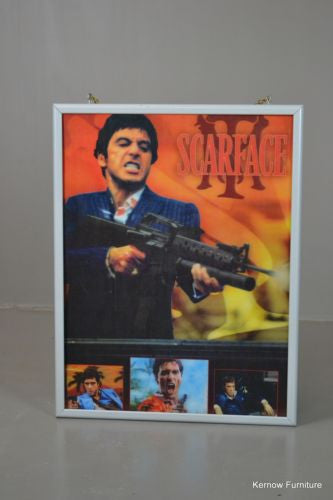 Lenticular Printed Scarface Poster Cinema Light Box - Kernow Furniture