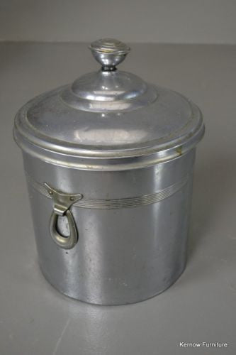 Vintage Deco Style Chrome Coal Bucket - Kernow Furniture